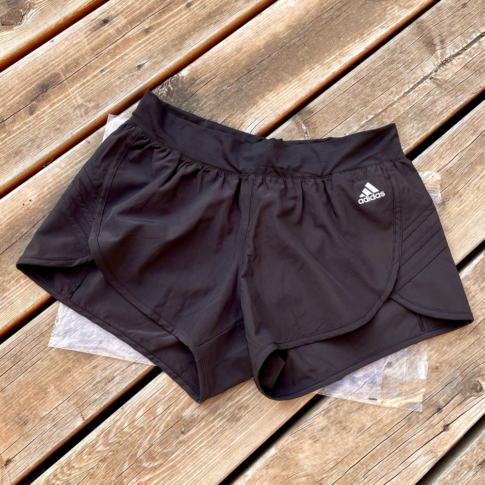 Adidas Ultimate Woven 3-Stripes Climalite Shorts in Black